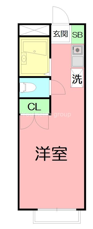 小田原市中里のマンションの間取り