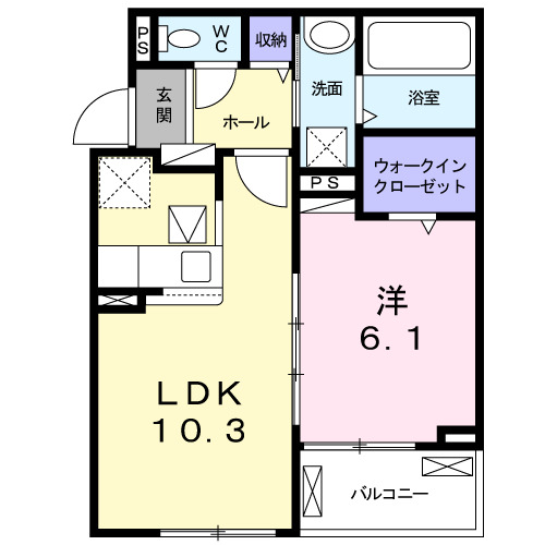 ヒルトップ シャトーの間取り