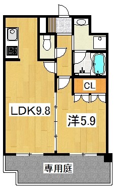 音羽ハイツの間取り