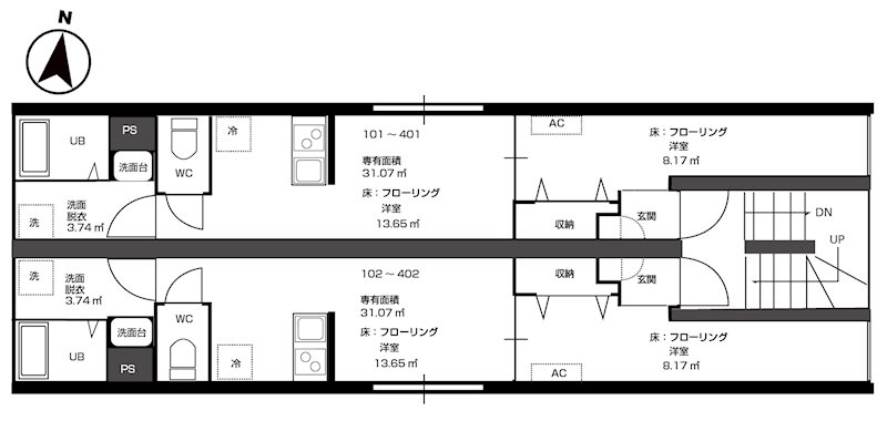 Kiiro武蔵小山の間取り