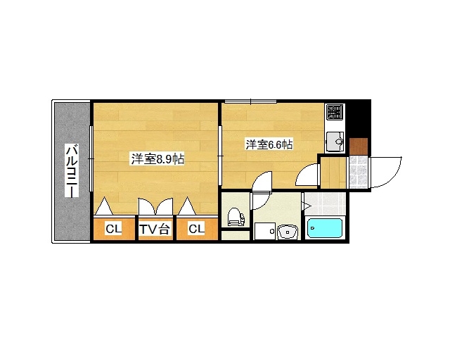 コスモス小倉駅前IIの間取り