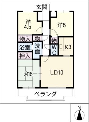 プラバフォー城西の間取り