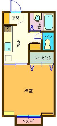 パルハイムＳＵＧＩの間取り