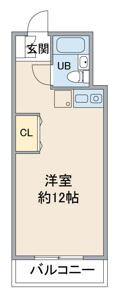 スチューデントハイツ原の間取り