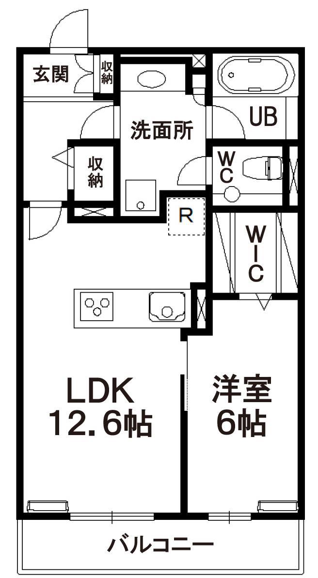 ヒルズレジデンシャルＤ２２の間取り