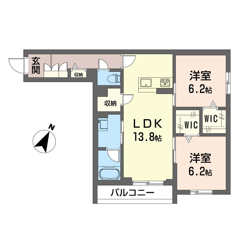 コーシェリの間取り