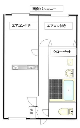 根岸プラザの間取り