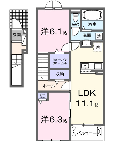 パルムIIの間取り