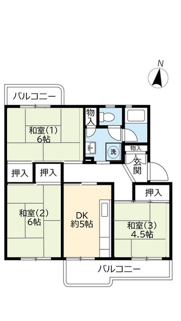 ＵＲ伏見納所の間取り