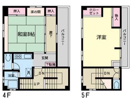 第２十勝ビルの間取り