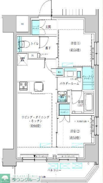 ヴィークブライト蔵前の間取り