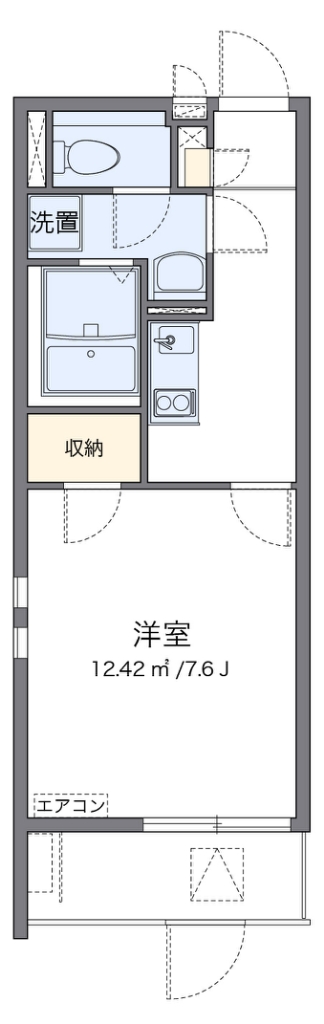 クレイノグランメゾン　アオイの間取り