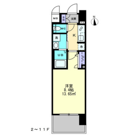 S-RESIDENCE中央町alectraの間取り