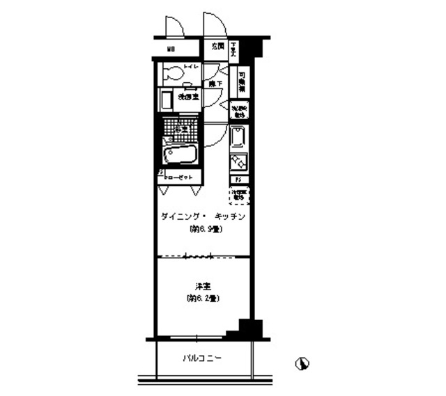 NTPRレジデンス菊名-58の間取り