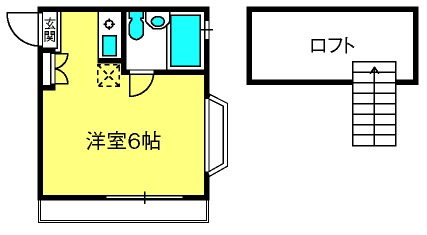 【AKEOハイツの間取り】