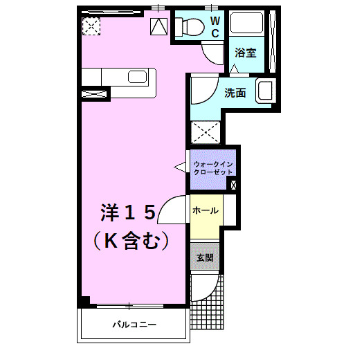 知多郡阿久比町大字草木のアパートの間取り