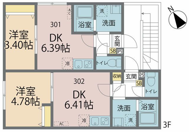 葛飾区立石のアパートの間取り