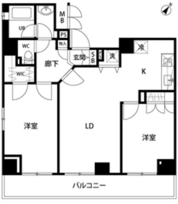 ボンナチュール入谷の間取り