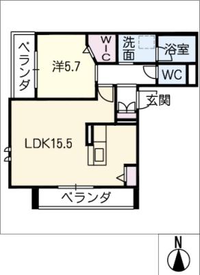 SHAMAISON REFISIAIIの間取り