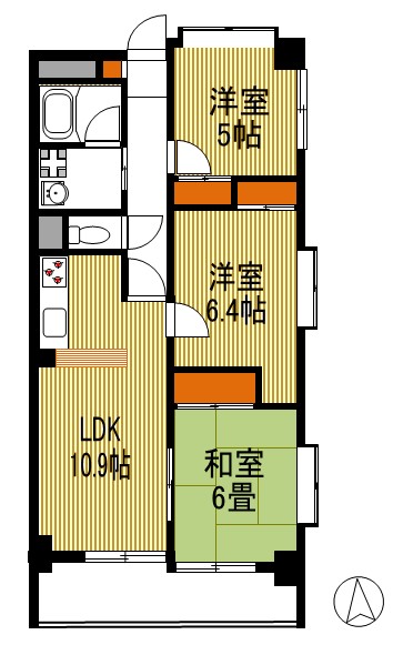 サンリットプレイスの間取り