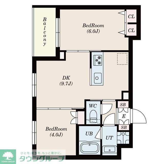 Ｓ－ＲＥＳＩＤＥＮＣＥ高井戸ＥＡＳＴの間取り