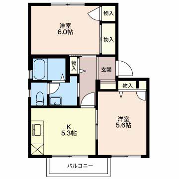 フレグランス大町　Ｃ　Sの間取り