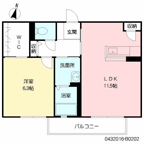 【Ｎグランドール弐番館の間取り】