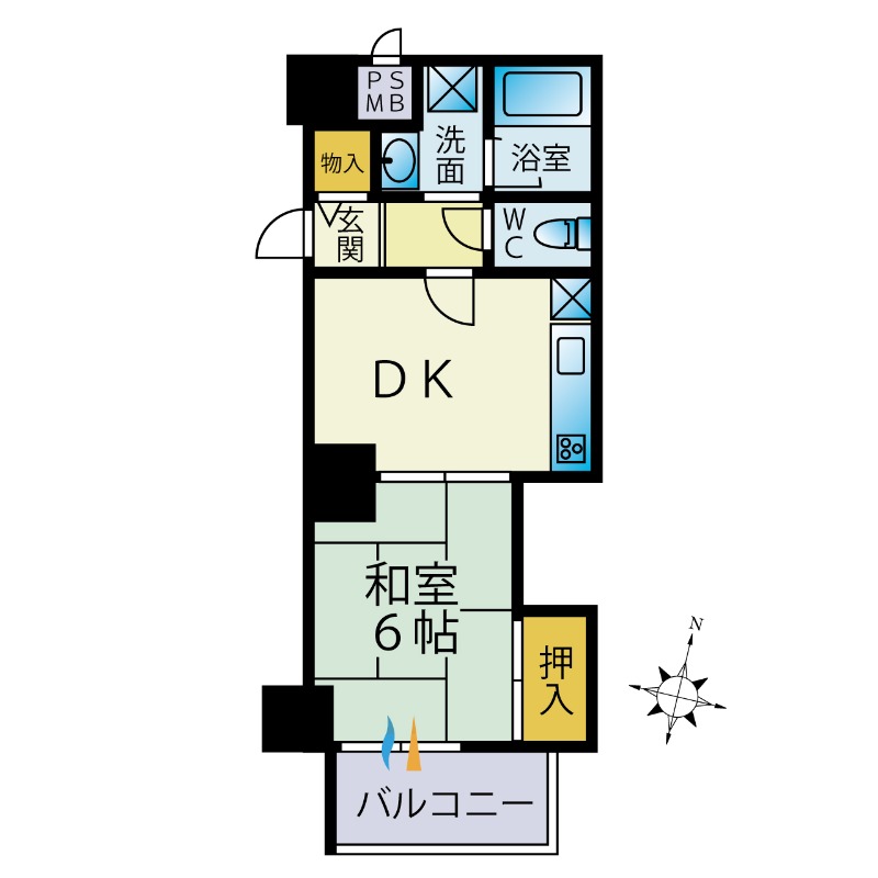 ライオンズマンション高崎田町の間取り