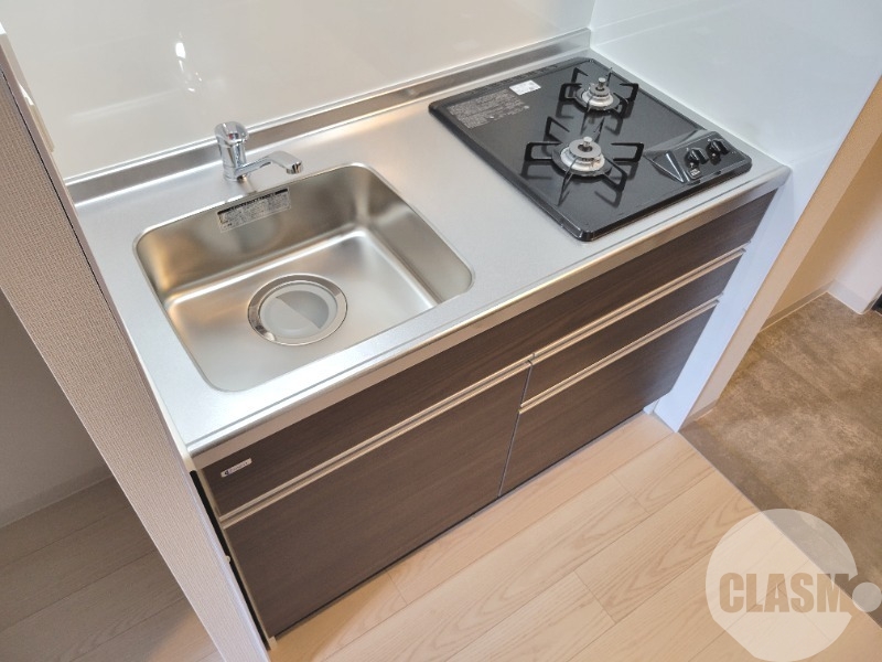 キッチン　２口コンロのシステムキッチン♪