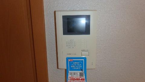 セキュリティ　ＴＶモニター付なので防犯もバッチリ♪