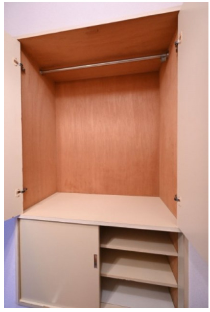 収納　収納のためのスペースです