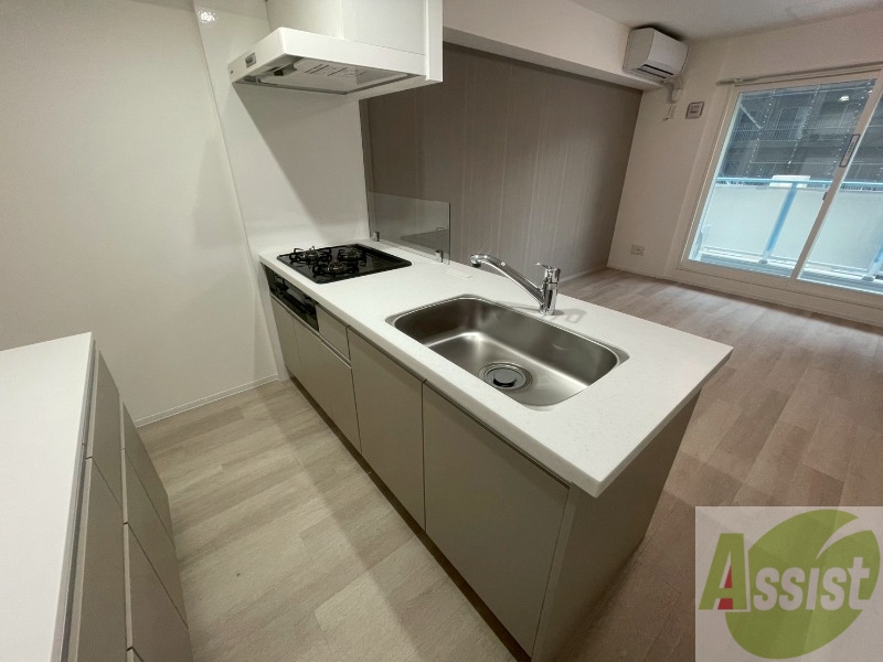 キッチン　システムキッチンなので、すぐお料理に使えます！