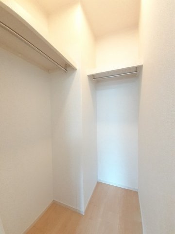 収納　たっぷりとした収納スペースです