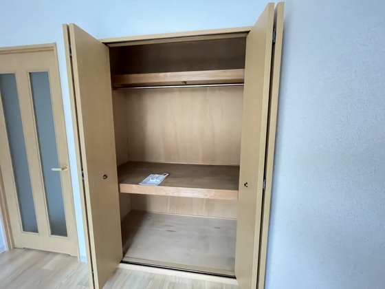 収納　※他の号室の写真です。