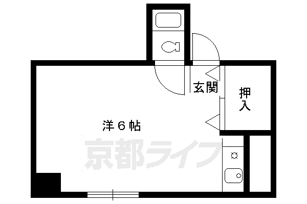 西村マンションの間取り写真