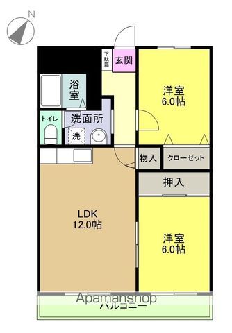 セントラルヒルズIの間取り写真