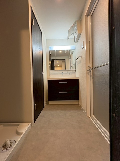 洗面設備　準備の捗る独立タイプ