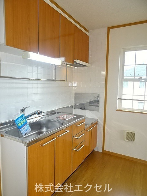 キッチン　お好きなガスコンロが設置できます。