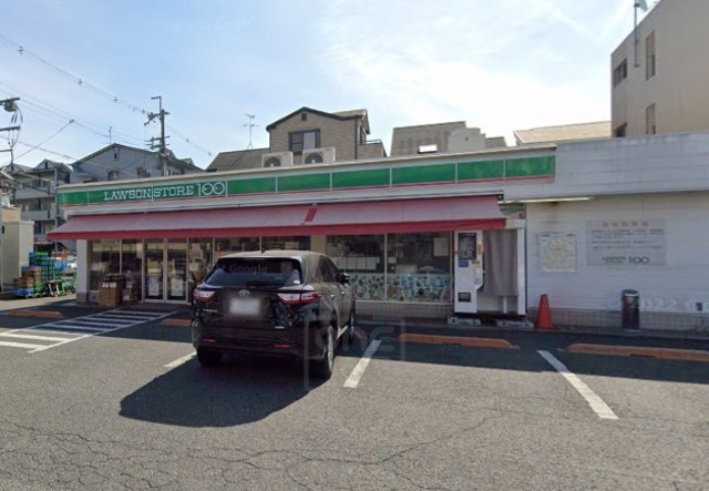 コンビニ　ローソンストア100　摂津昭和園店（コンビニ）まで485m