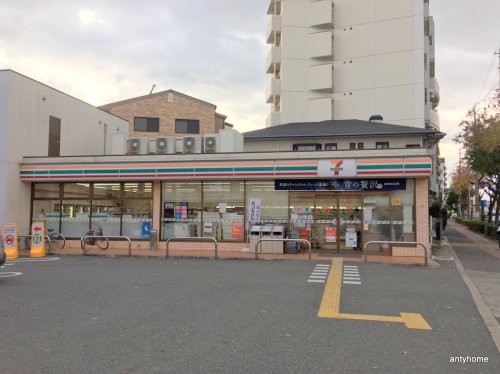 コンビニ　セブン-イレブン 大阪菅原１丁目店（コンビニ）まで489m