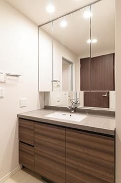 洗面設備　※別部屋の参考写真です。