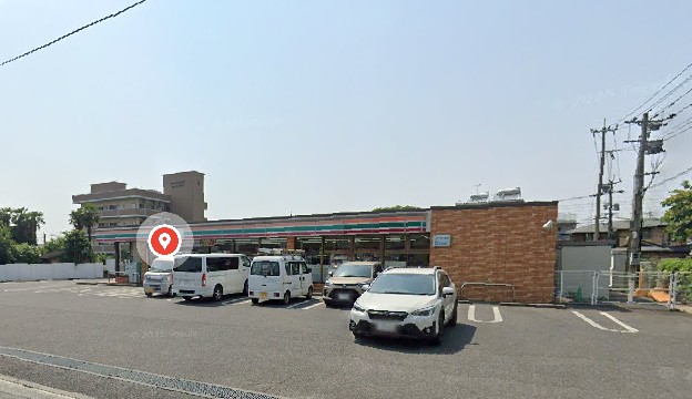 コンビニ　セブンイレブン熊本新大江店（コンビニ）まで337m