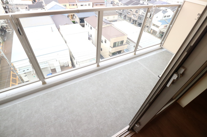 バルコニー　落ち着いた時間を過ごせるバルコニーです