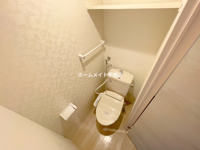 トイレ　ウォシュレット付きで快適な環境です♪
