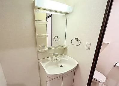 洗面設備　別タイプ部屋　参考写真です