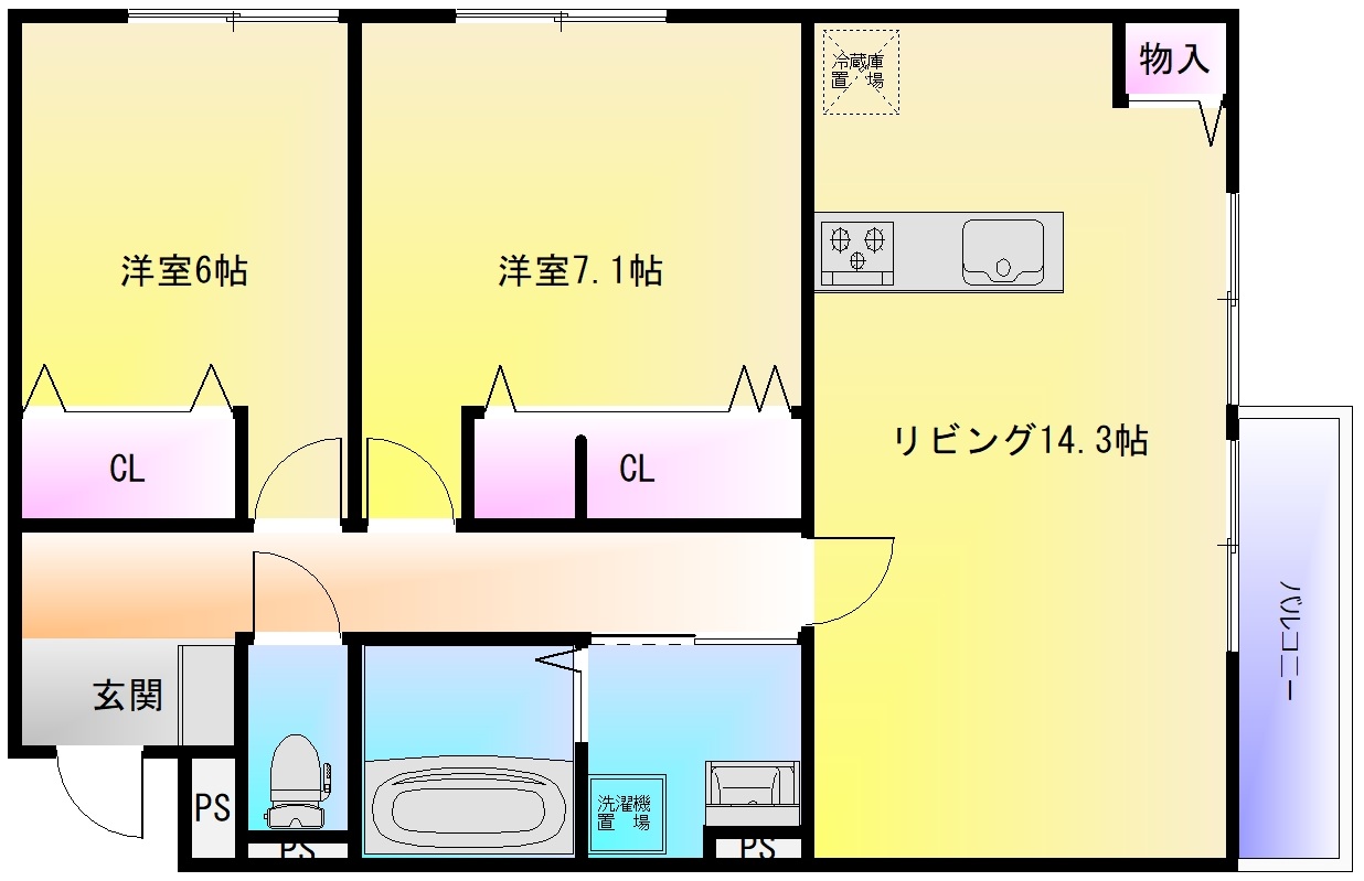 La Maison Blancheの間取り写真