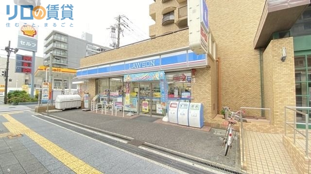 コンビニ　ローソン桑津店（コンビニ）まで614m