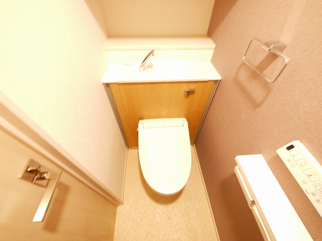 トイレ　ゆったりとした空間のトイレです