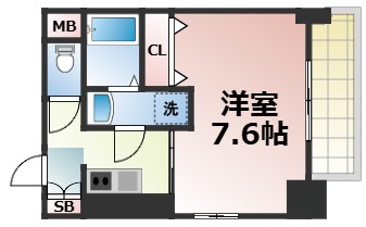 エスリード大阪城アクシスの間取り写真