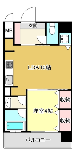 Mid Court 新大阪の間取り写真